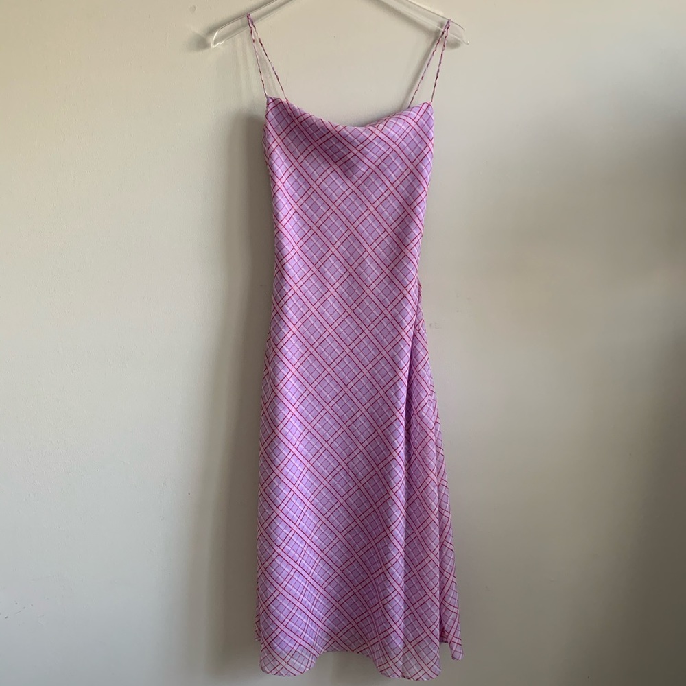 ❌SOLD❌Finders Keepers Nostalgia Dress Lilac Check - Picture 14 of 16
